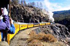 Durango and Silverton Narrow Gauge Railroad (Photo by Matt Inden/Miles, courtesy of the Colorado Tourism Office)