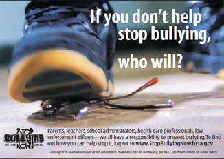 「Stop Bullying Now」は、ブッシュ大統領が提唱して2003年に始まった全米規模のいじめ防止運動です