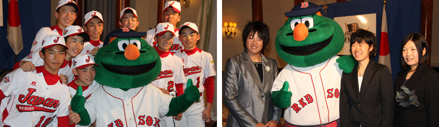 ソフトボール日本女子代表のメンバー、そして武蔵府中リトルリーグ世界チャンピオンのメンバー
