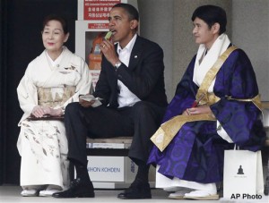Barack Obama, Michiko Sato, Takao Sato