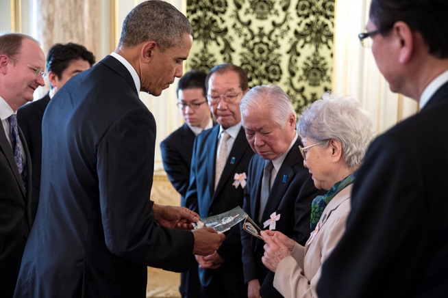 President Obama meets with Yokotas