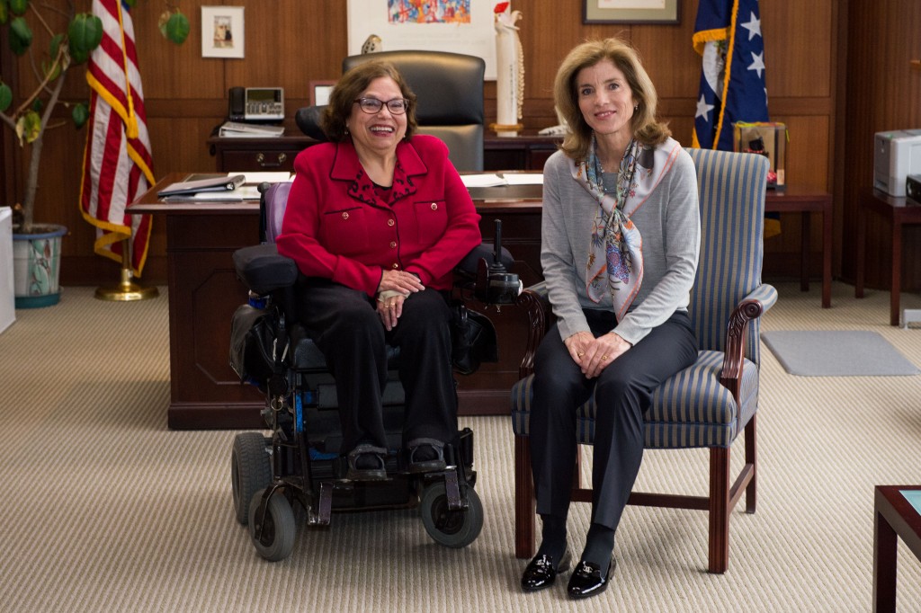 Ambassadors Kennedy Greets Sp. Advisor for Disability Rights Heu