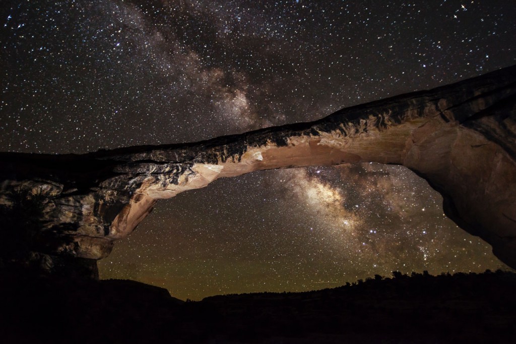 Natural Bridges National Monument was named the world's first International Dark Sky Park in 2007. (National Park Service/ Jacob W. Frank)