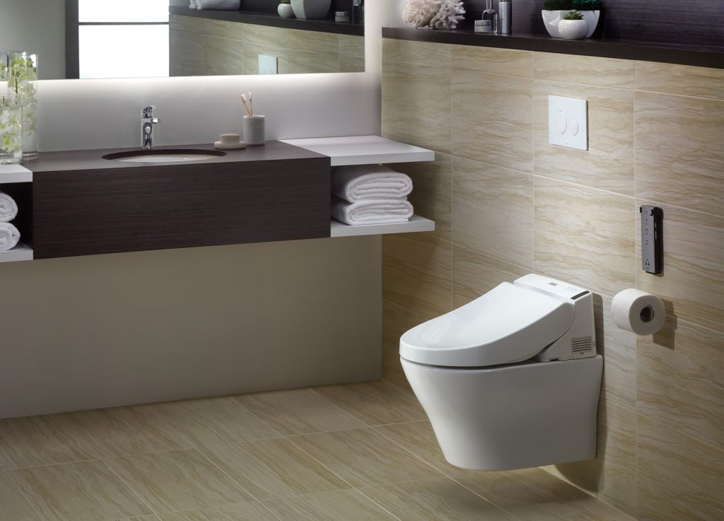 TOTO has popularized high-efficiency toilets with a remote control and other luxury features. (TOTO USA)