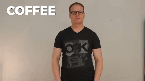American Sign Language for “coffee”