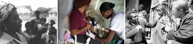 USAID works with host governments and international partners to support immunization programs and deliver safe and effective vaccines to children. (USAID)
