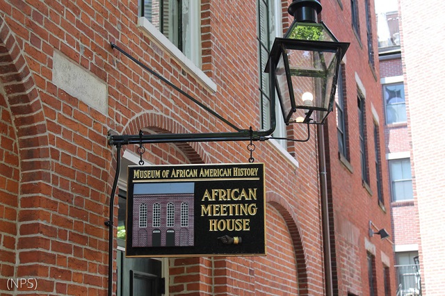 Exterior of the African Meeting House in Boston. (NPS)